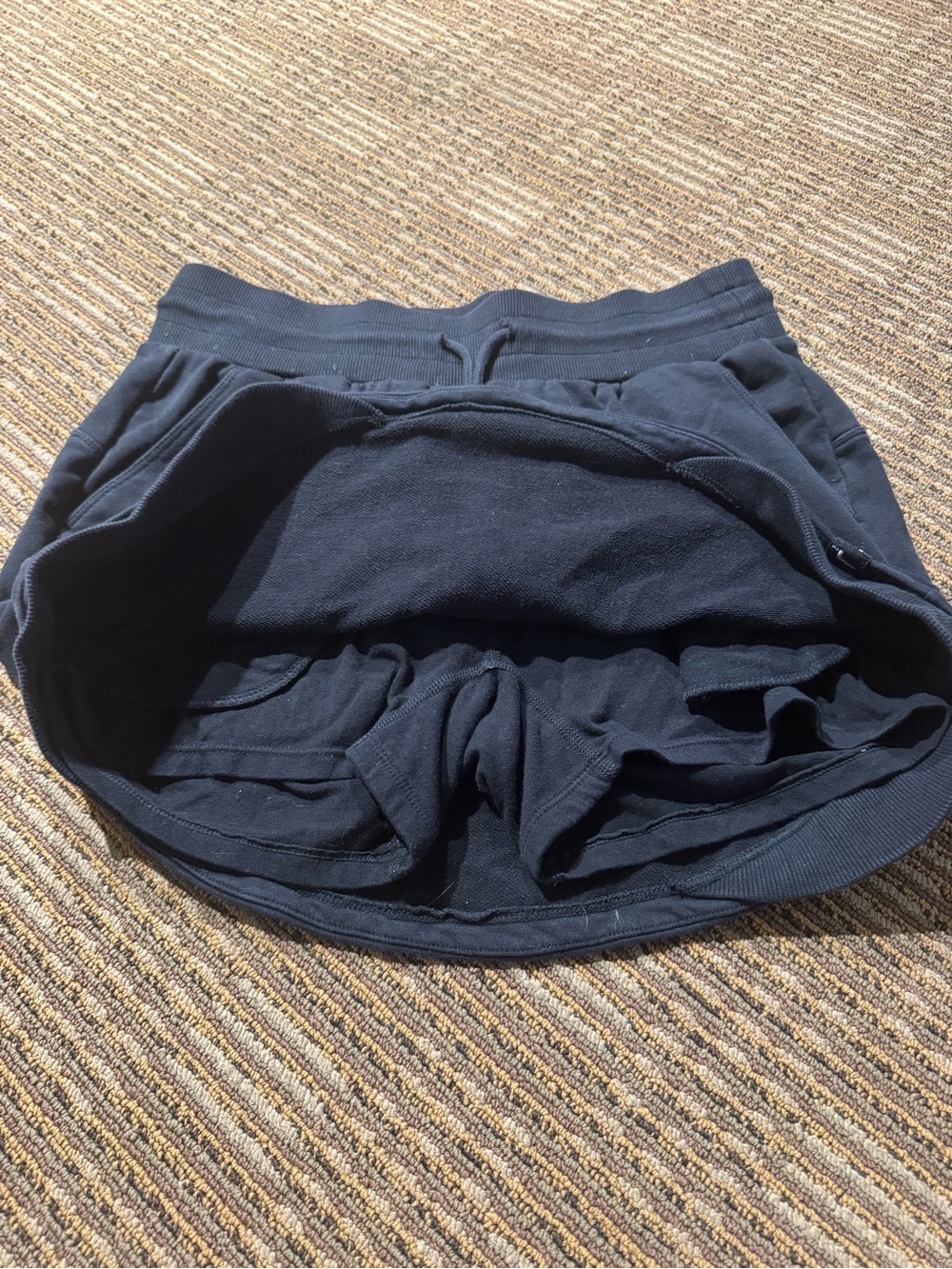 JoyLab Black Drawstring Mini Skort - Picture 3 of 5
